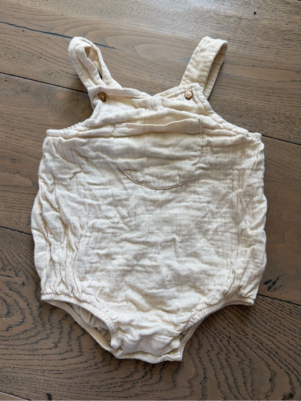 Zara Baby 100% Cotton Gauze Romper 12–18M Cream